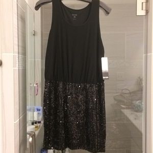 🎀 Kensie black w/ sequin dress size M